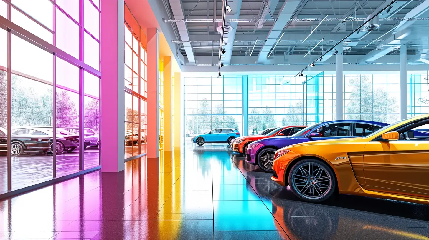 ddsdigital create an image of a colorful and vibrant car show 2f5b8afc b93d 48b5 9886 a54332f56e60 1
