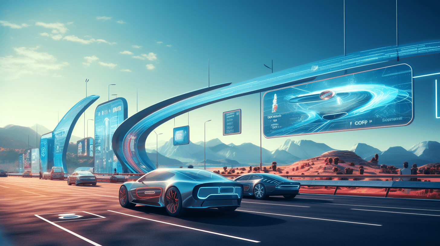 Digital-signs-futuristic-cars-on-highway-interactive-digital-billboards-1st-1
