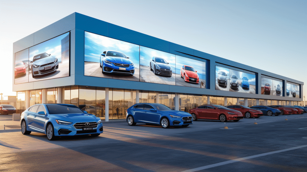 digital-signs-modern-dealership-line-up-of-cars-1st-1