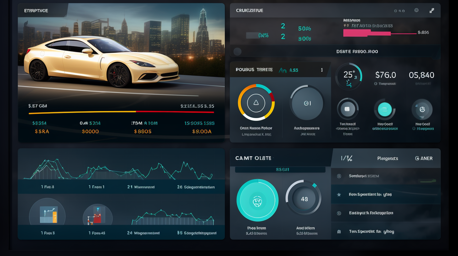 service advisor clean dashboard interface showing performance graphs on customer satisfaction