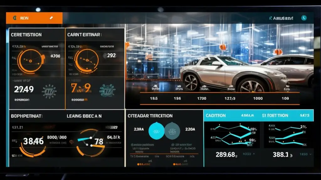 Service drive leaderboard with graphs and data