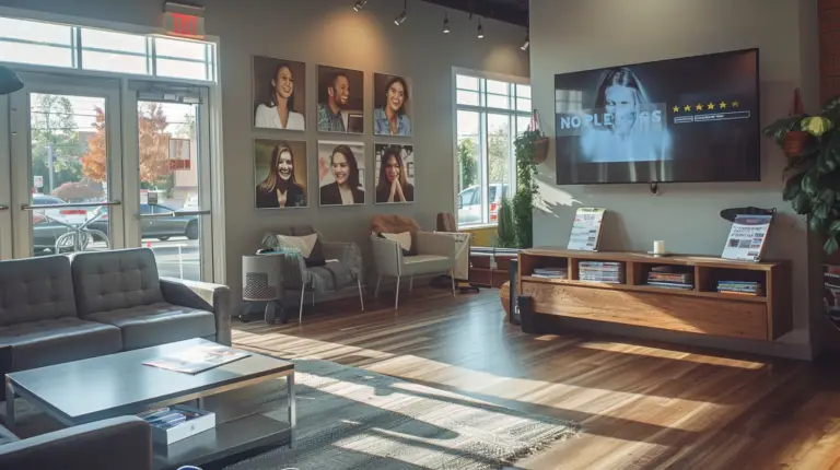 Advertising Options for the Waiting Room TV in Your Car Dealership