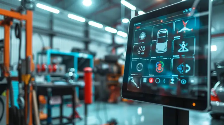 Auto Shop Digital Service Menu