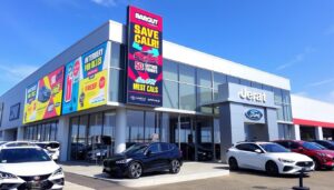 Dealership Digital Signs for Welcome Appointment Boards and Delivery Signs