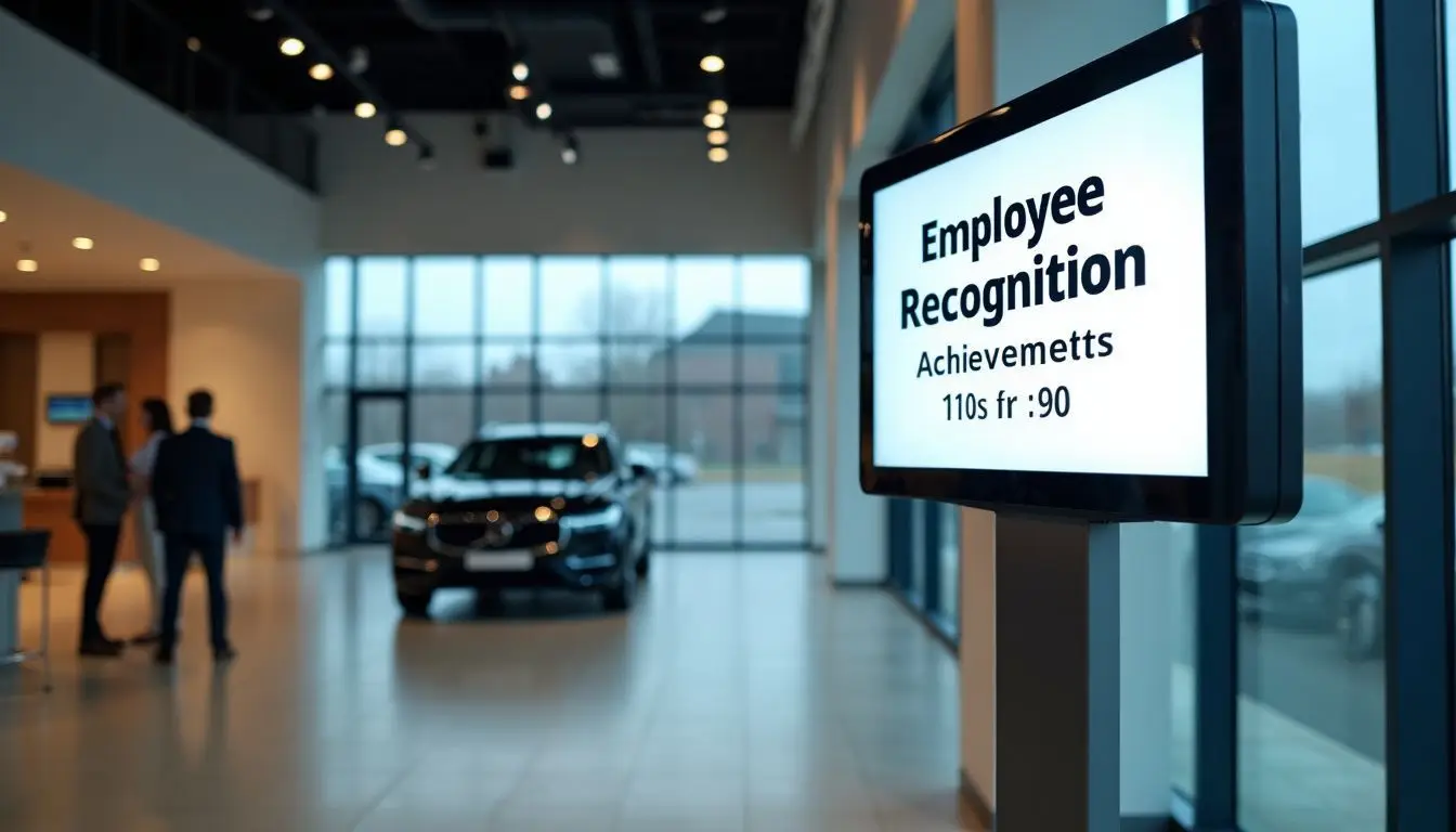 Revolutionizing Communication Harnessing Dealership Digital Signs for Internal Messaging 303282740