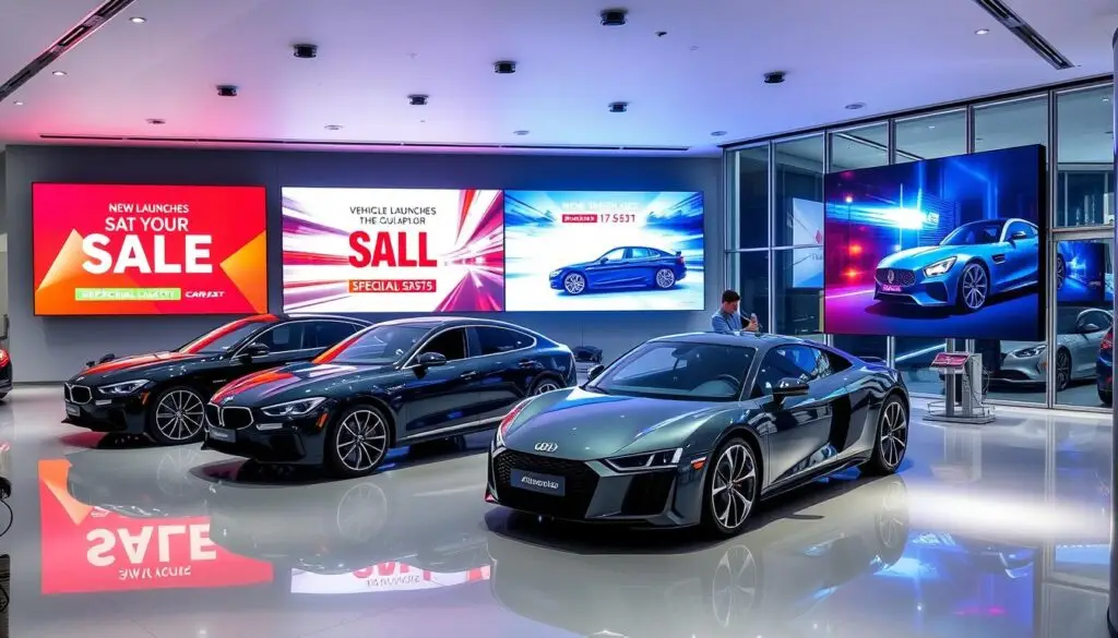 Digital Signs in Car Dealerships