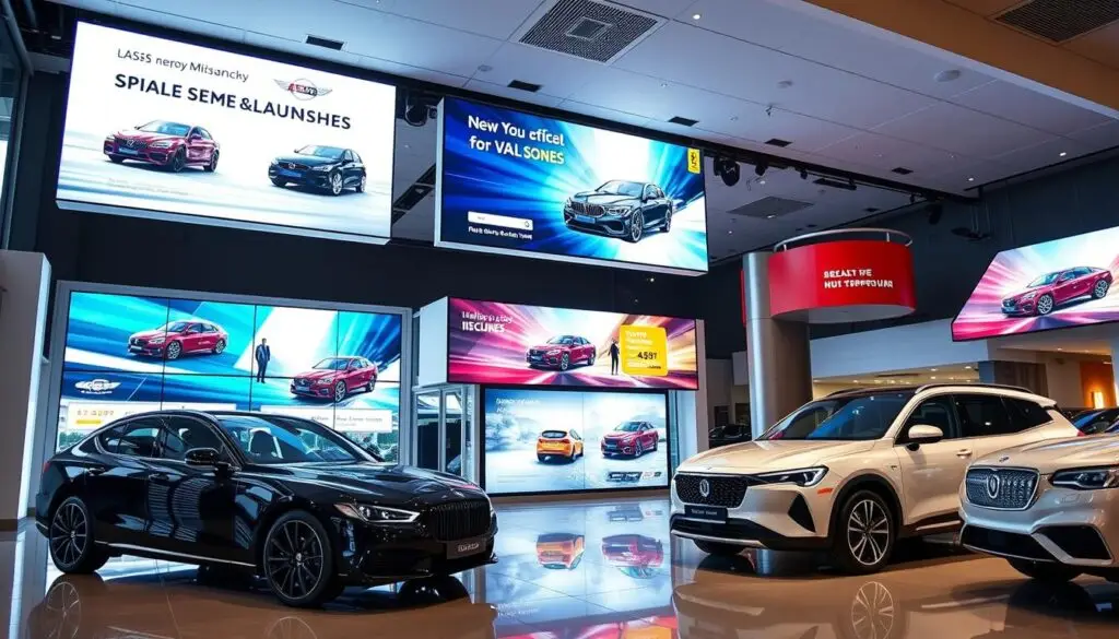 Showroom Digital Displays