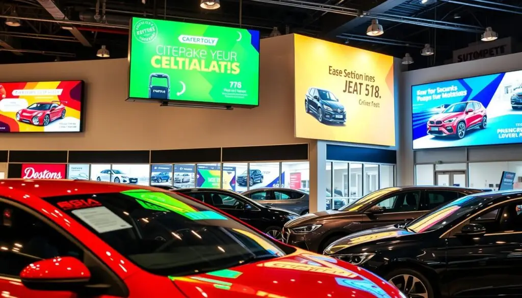 engaging automotive digital signage