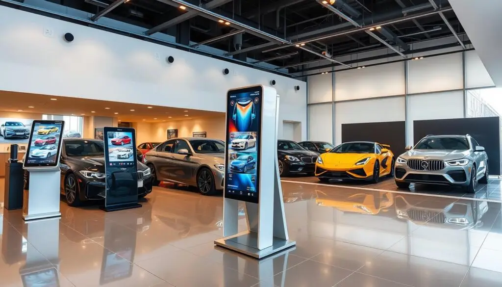 interactive digital kiosks for auto sales