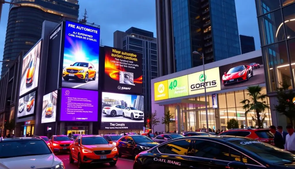 outdoor digital billboards for cars