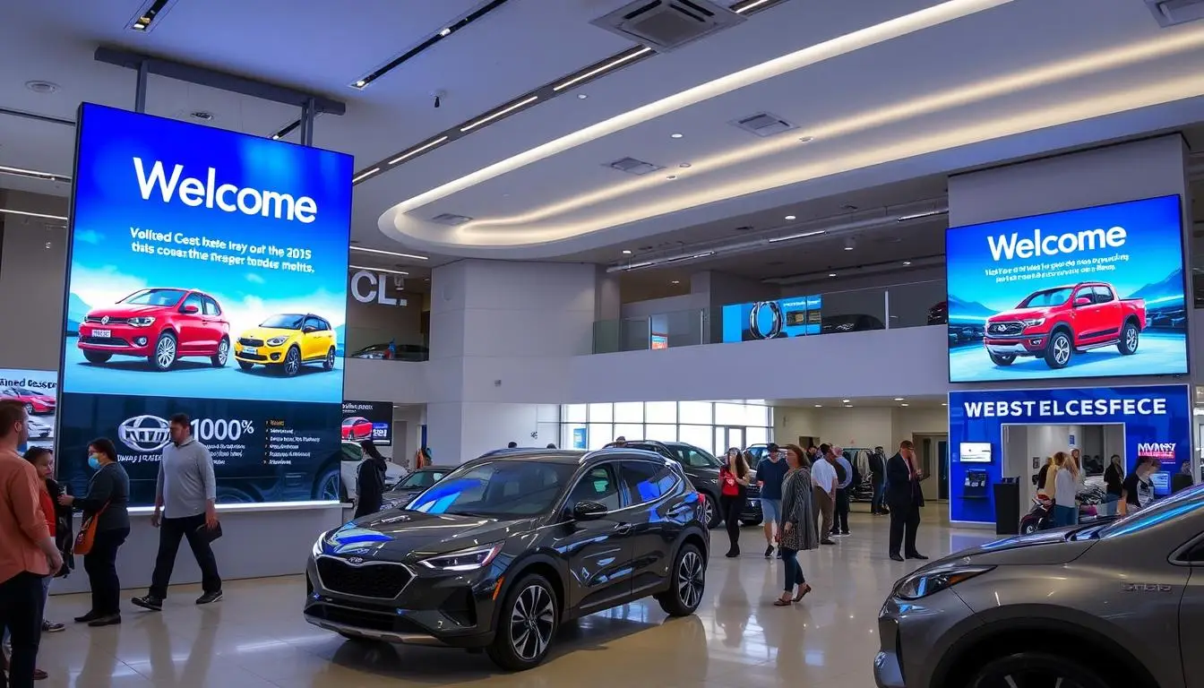 Digital Welcome Boards: Creating a Welcoming Dealership Atmosphere