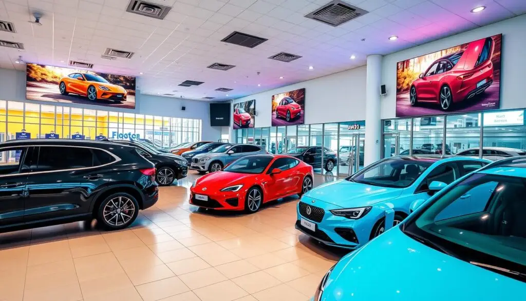 digital signs in car dealerships