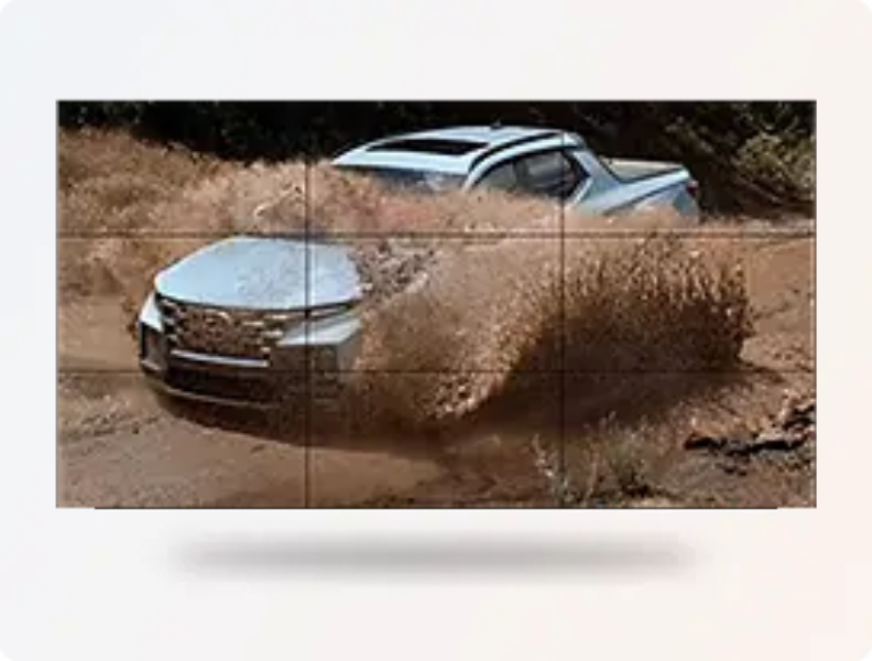 Home 35 showroom video wall