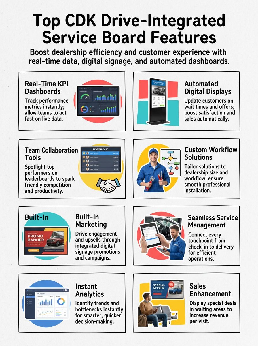 Best CDK Drive-Integrated Service Boards for Modern Dealership Service Drives