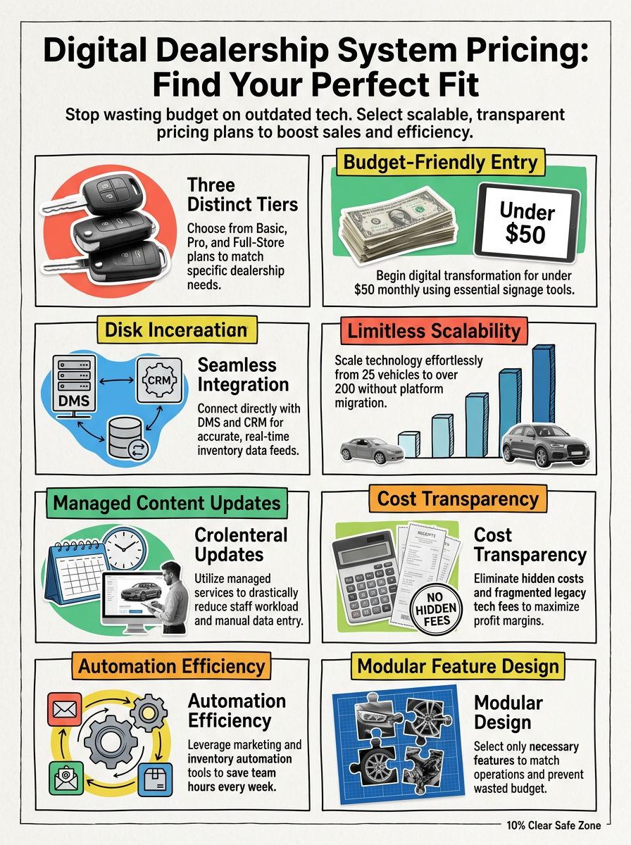 Digital Dealership System Pricing Plans: Finding the Right Fit for Your Store