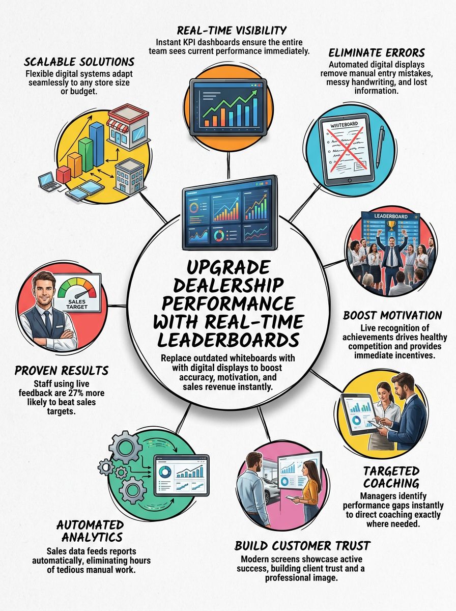 Replacing Whiteboards in Car Dealerships With Real-Time Leaderboards