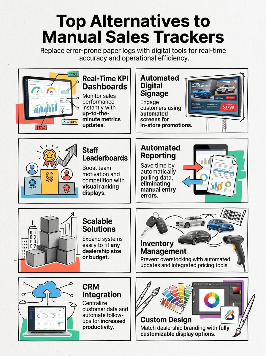 Top Alternatives to Manual Sales Trackers in Car Dealerships