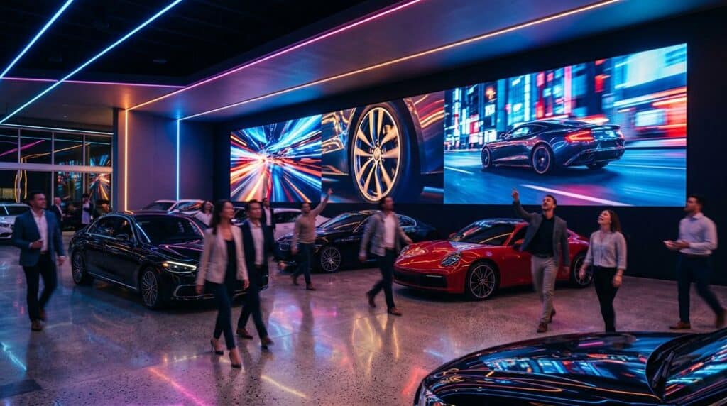 dynamic automotive display experience