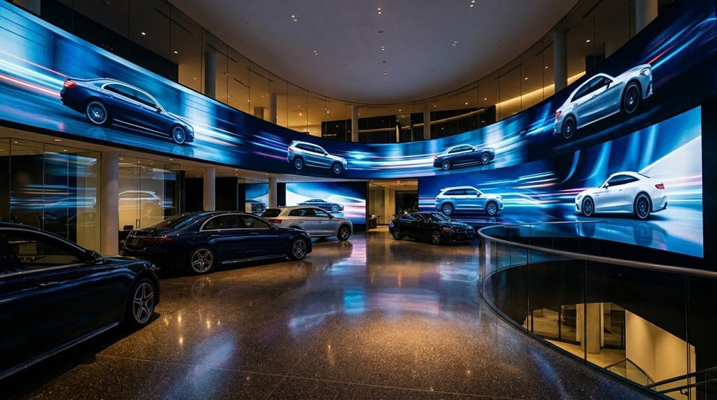 engaging dynamic showroom content