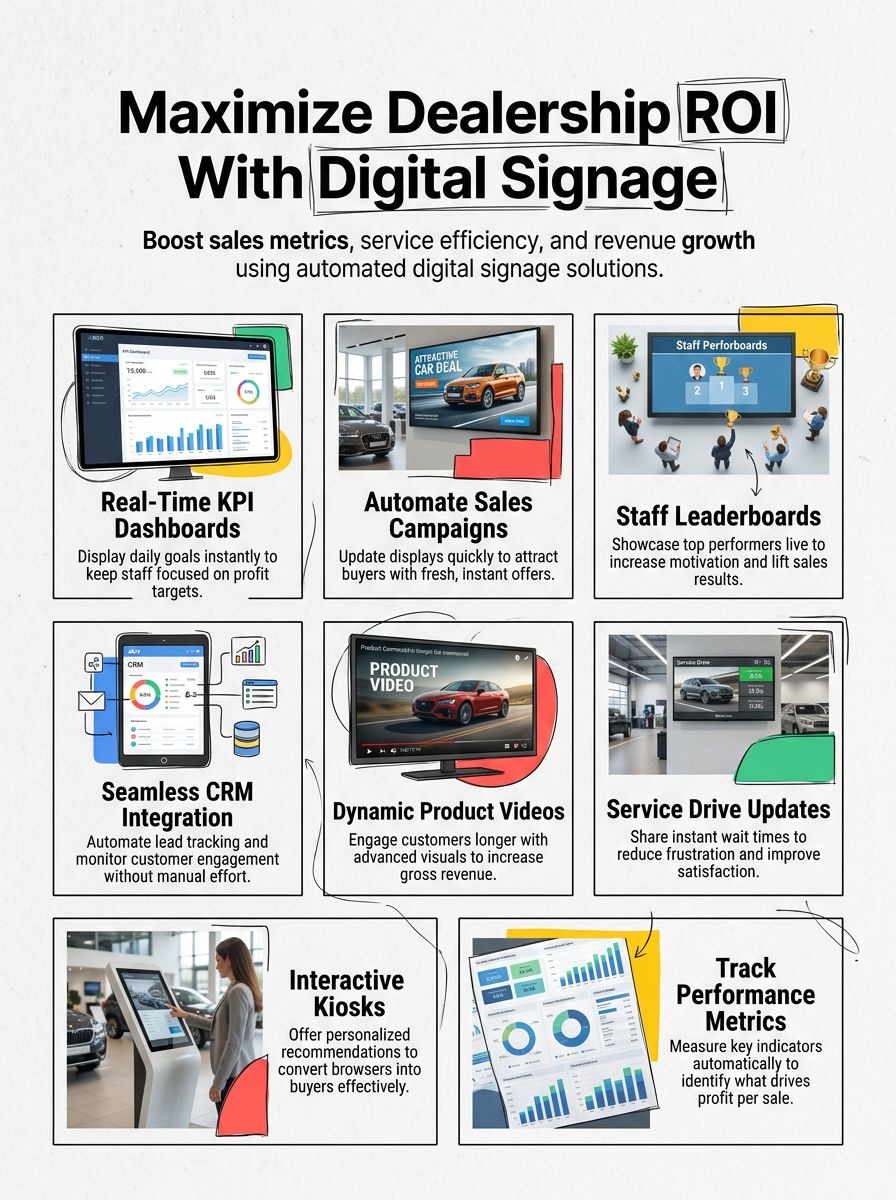 Dealership Digital Signage ROI: Measuring the Real Impact on Gross