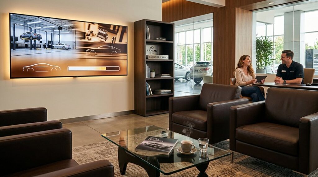 lounge tv boosts service loyalty