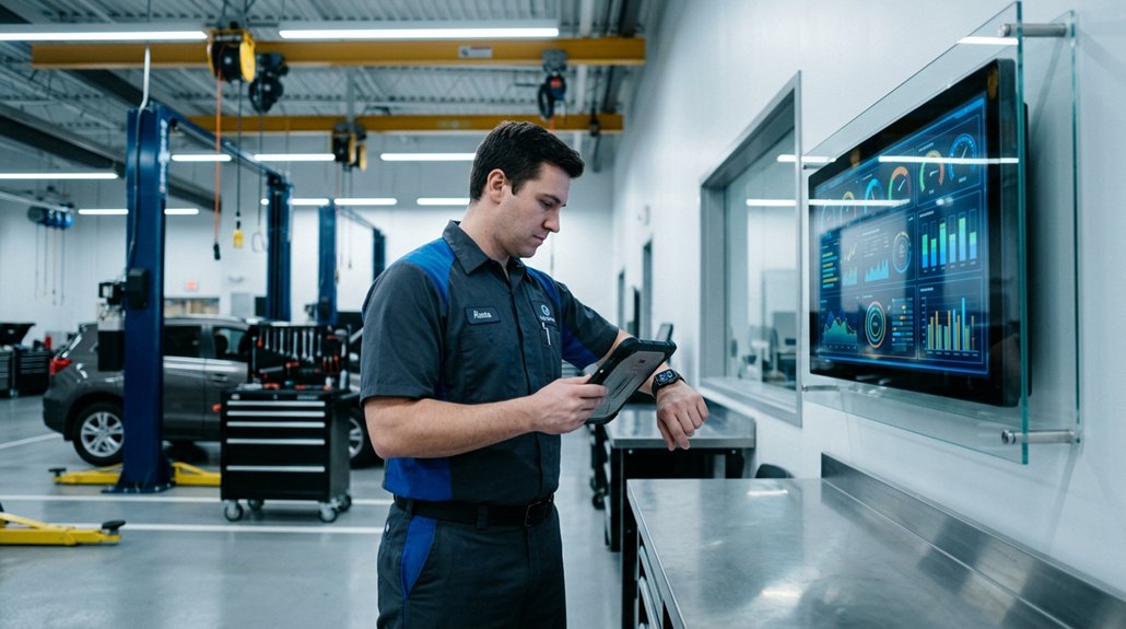 real time technician performance tracking