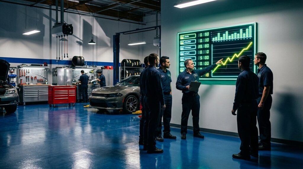 real time technician performance tracking