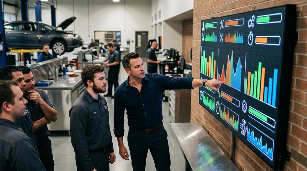 real time technician performance tracking