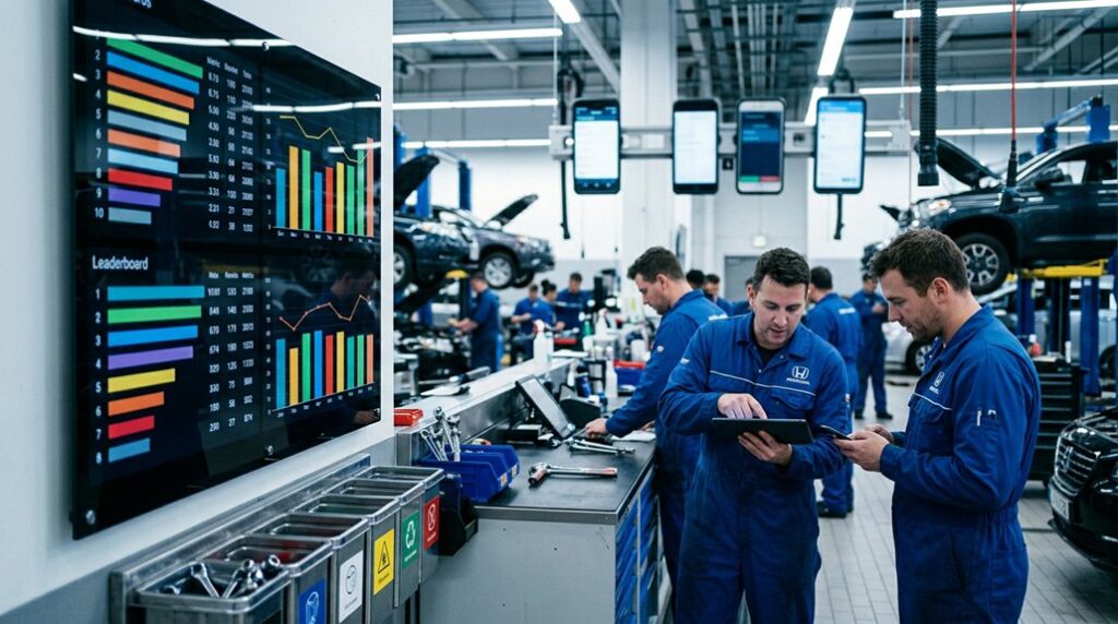 service data drives motivation