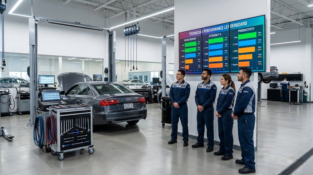 technician performance ranking benefits