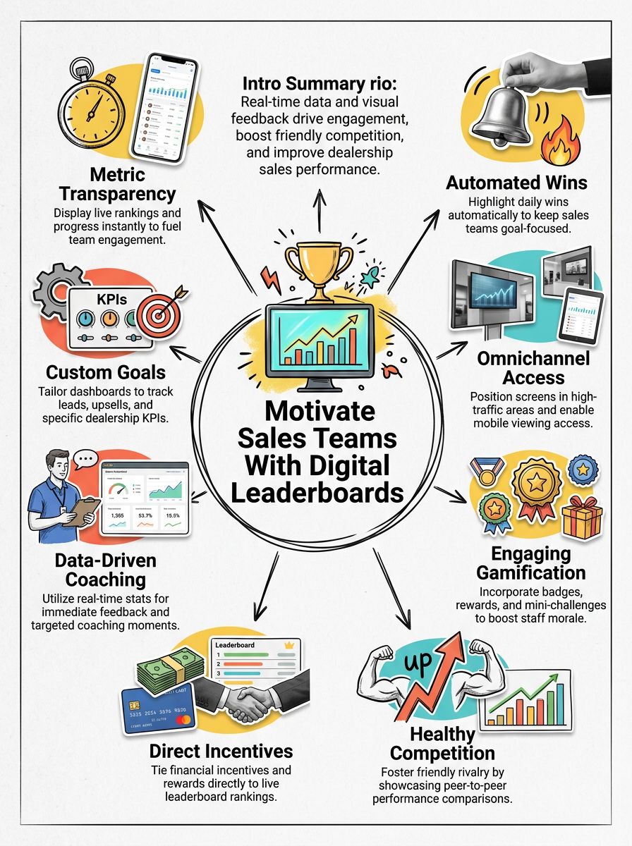 Motivating Car Sales Teams in Real-Time With Digital Leaderboards