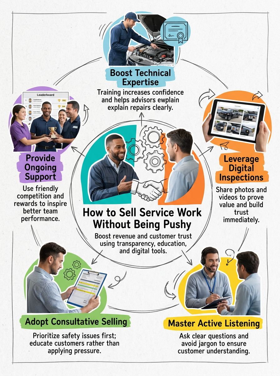 How to Get Service Advisors to Sell More Without Being Pushy How to Get Service Advisors to Sell More Without Being Pushy