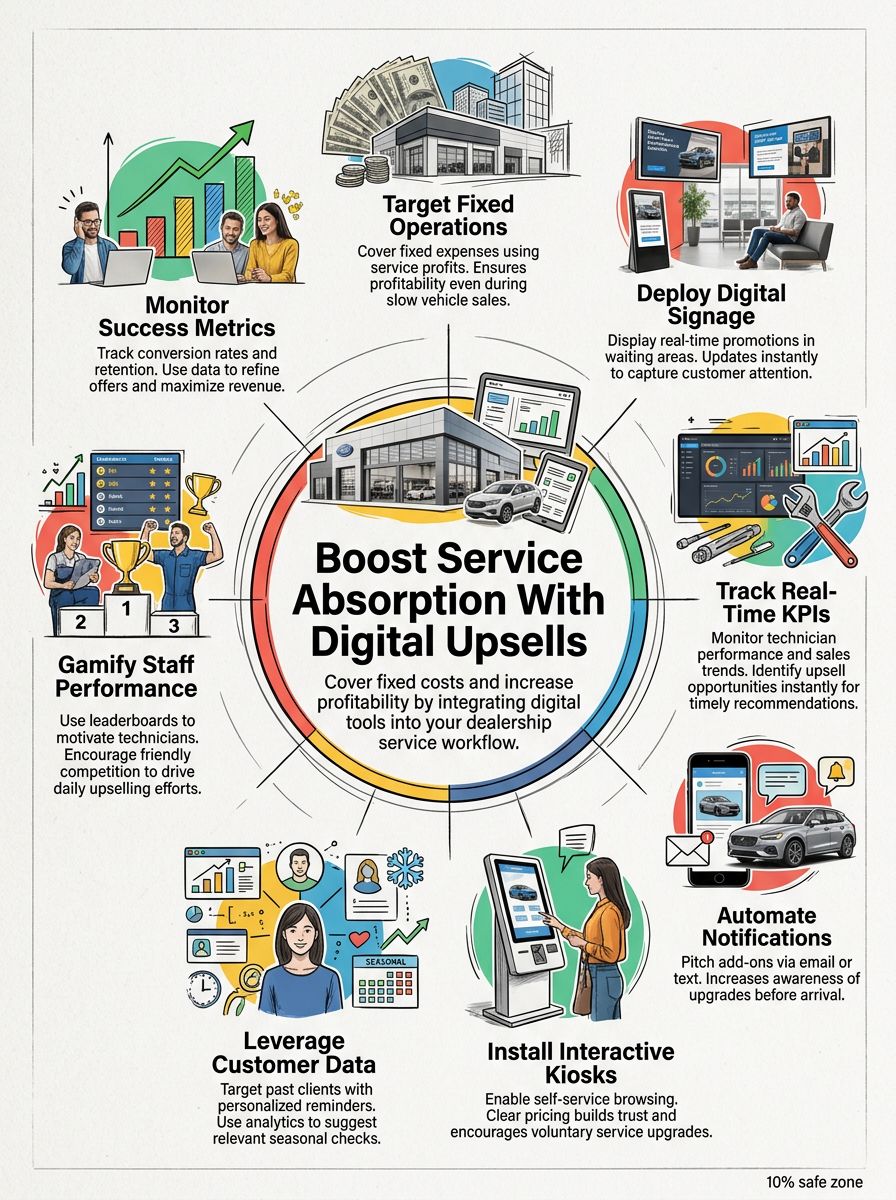 How to Increase Dealership Service Absorption Rate With Digital Upsells How to Increase Dealership Service Absorption Rate With Digital Upsells