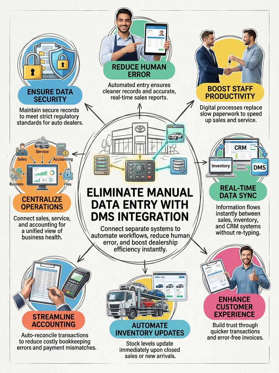 Eliminating Manual Data Entry in Car Dealerships With DMS Integration