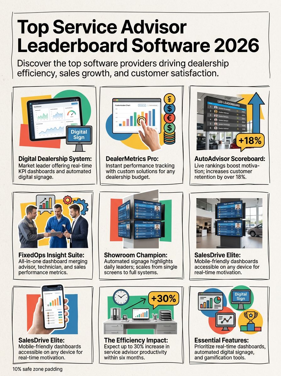 Top Service Advisor Leaderboard Software Providers in 2026 Top Service Advisor Leaderboard Software Providers in 2026