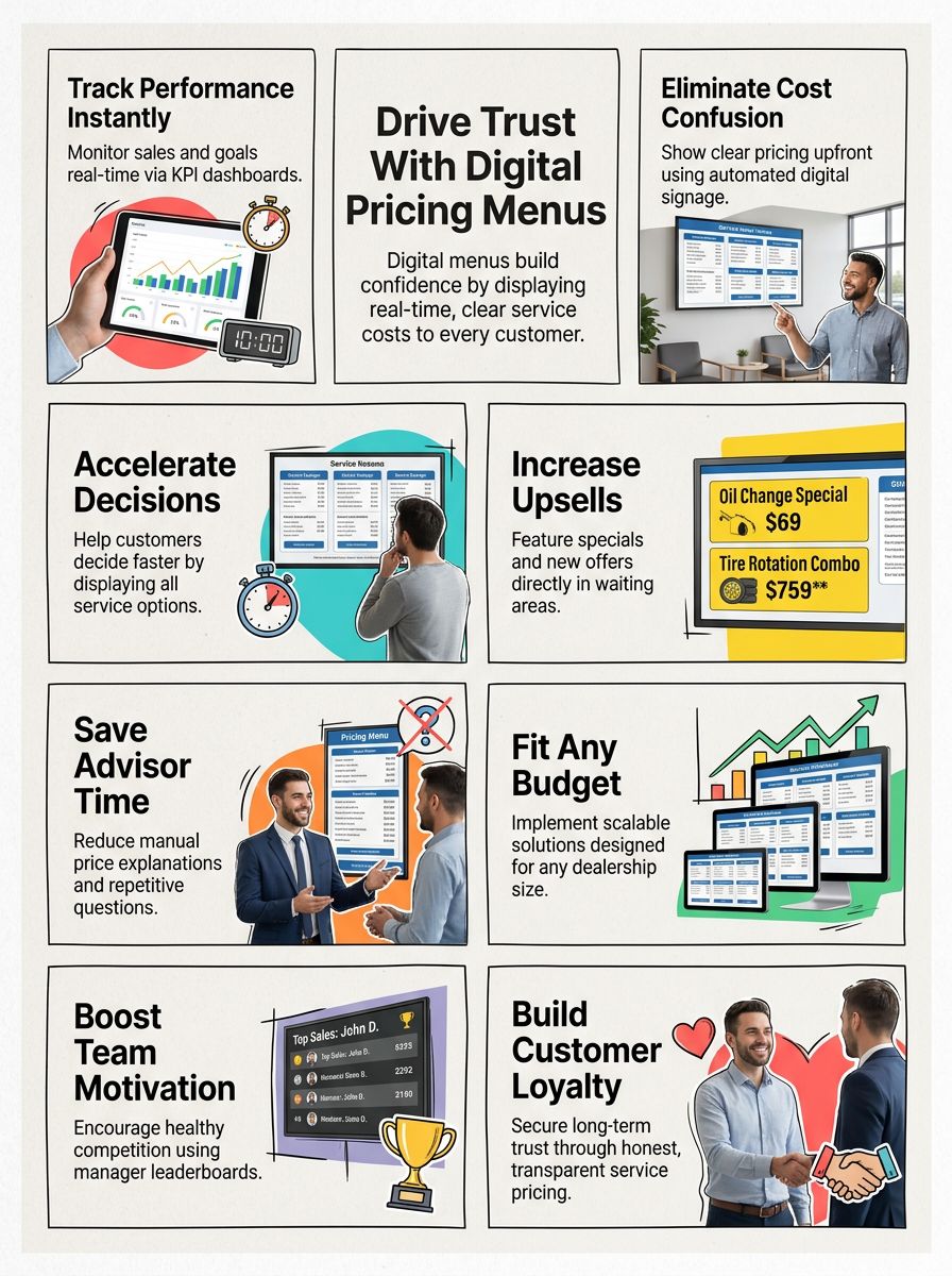 Creating Pricing Transparency in the Service Drive With Digital Menus